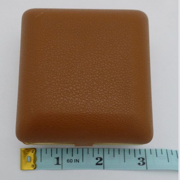 Equity Brown With Gold Trim Wind Up Travel Alarm Clock - Picture 2 of 7